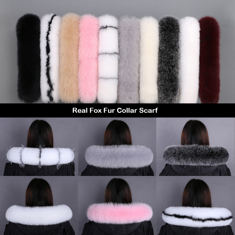 Winter Clothing Stores - Kadınlar lüks doğal Fox kürk eşarp