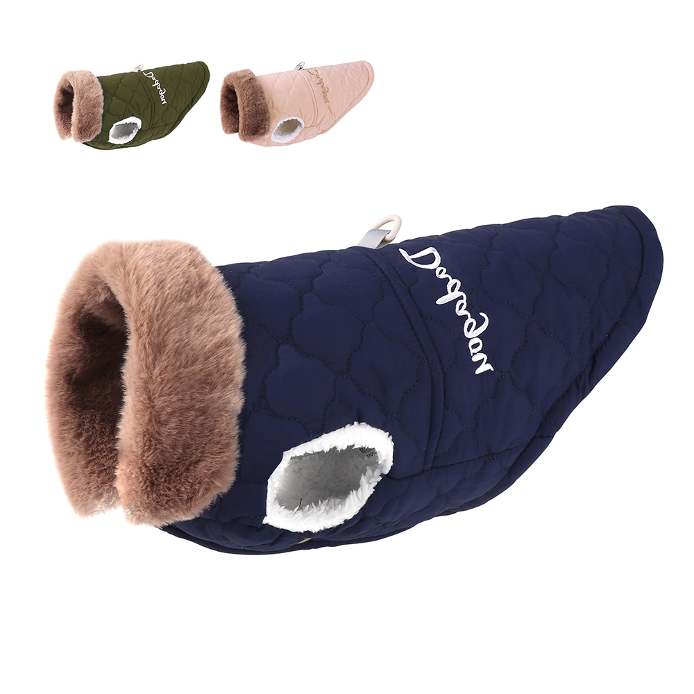 Winter Clothing In French - Su geçirmez kış Pet ceket giysi