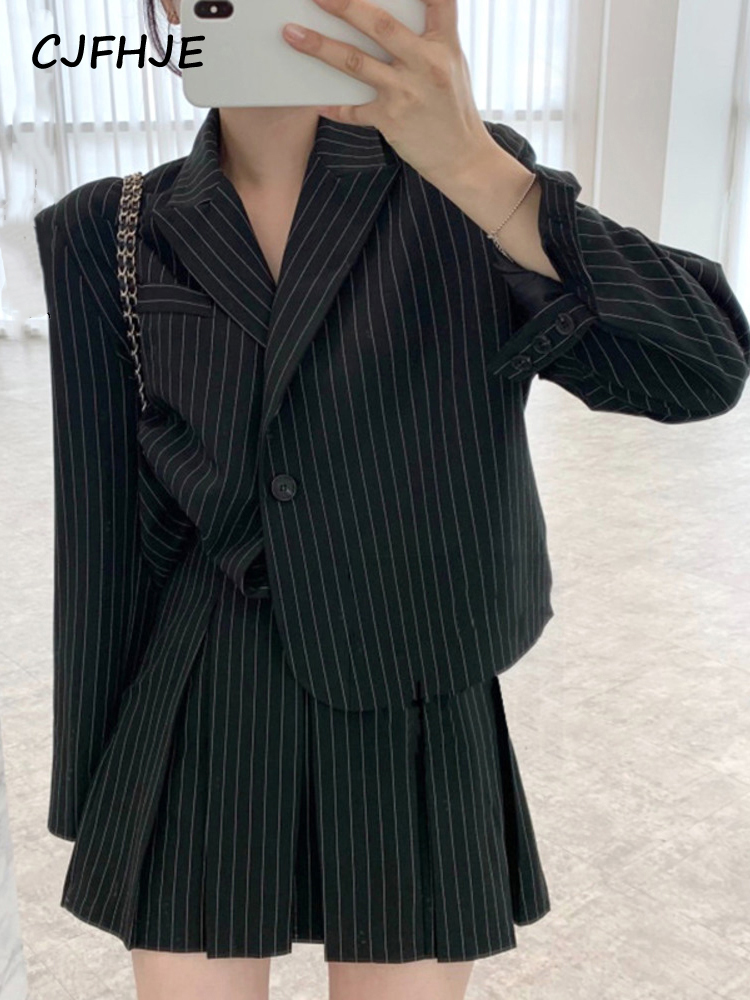 Winter Wear Clothes - CJFHJE moda şerit Blazer kadın sonbahar