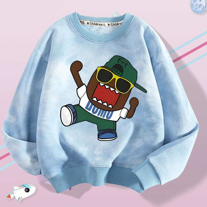 Winter Clothing Girls - Domo Kun Çocuk Bisiklet Yaka Kazak