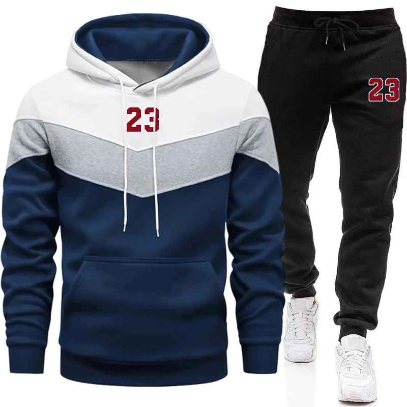 Quality Winter Clothing - Erkekler için yeni eşofman rahat kapüşonlu