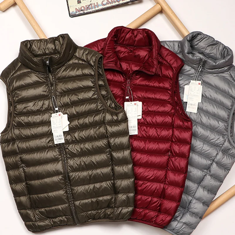 Down Vest Ultralight - Yüksek Kaliteli Erkek Ördek Aşağı Yelek