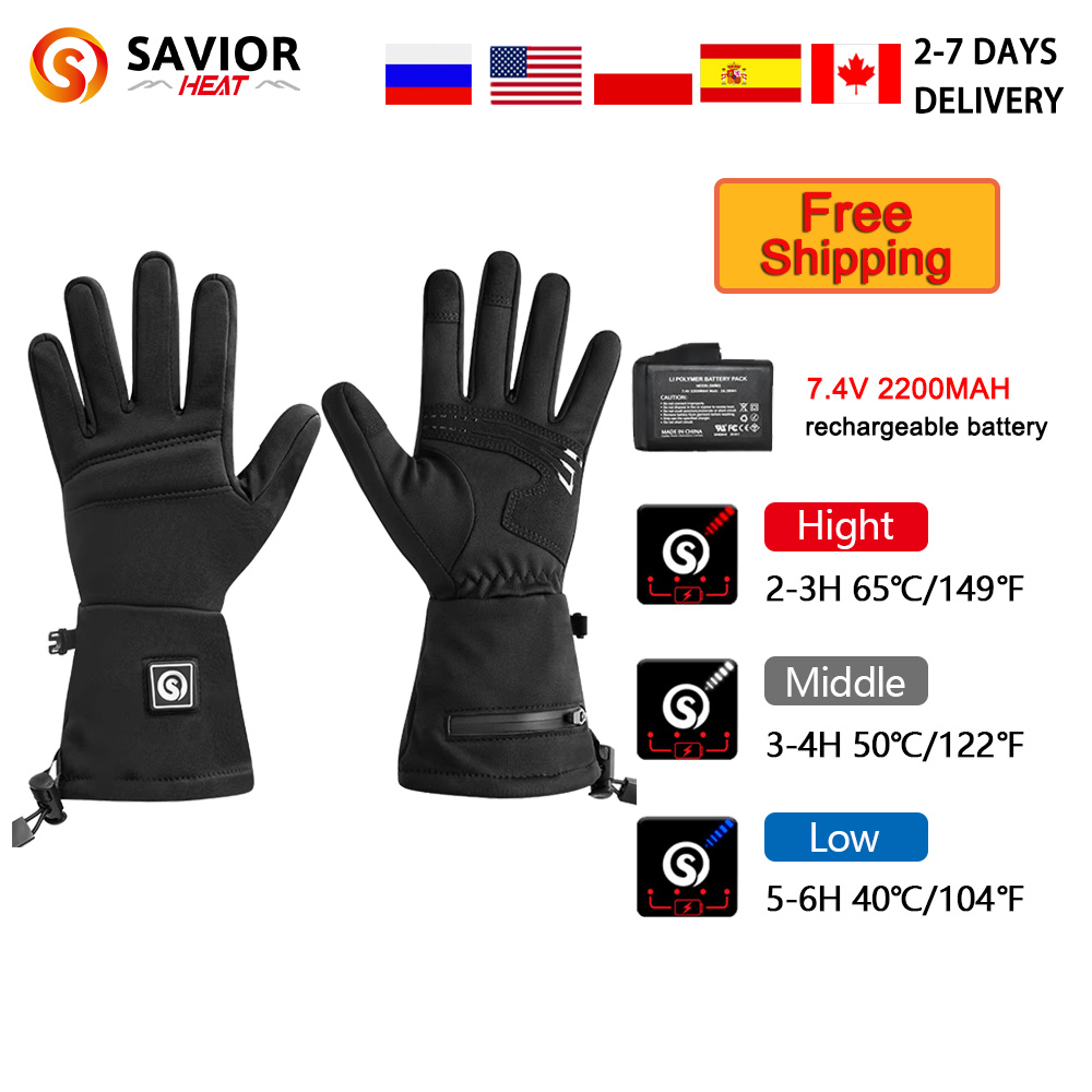 Heated Gloves Electric - Kar Geyik S18 Kış Isıtmalı Eldiven