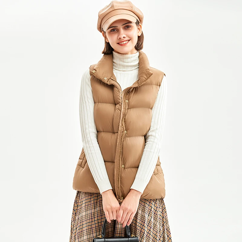 Down Vest Ultralight - 2024 Yeni Kadın Moda Kısa Rahat