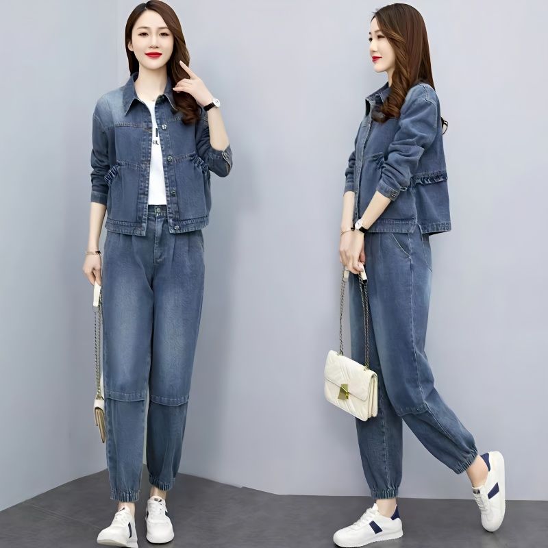 Winter Clothing Pk - Kadın Denim Takım Elbise 2024 Yeni