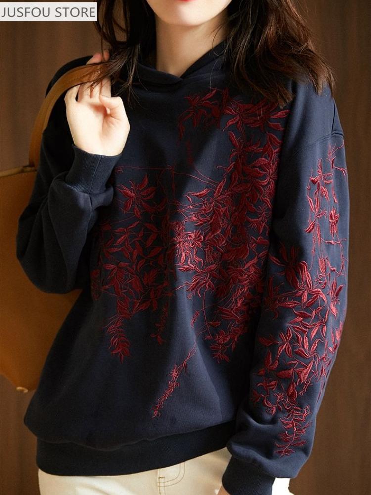 Winter Clothing Essentials For Women - Kadın Kazak Grafik Kapüşonlular Kadın Giyim