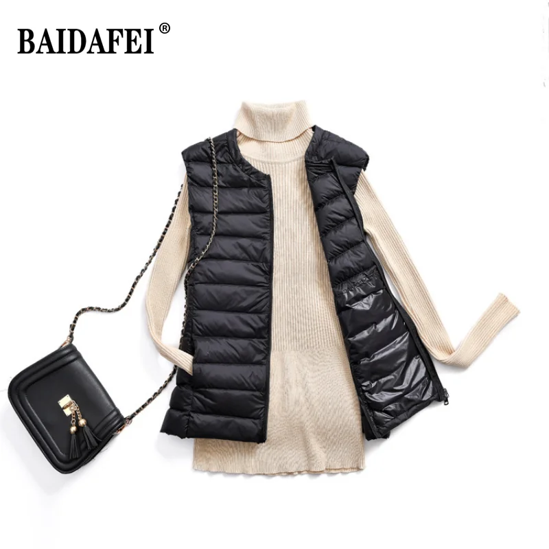 Down Vest Ultralight - Büyük boy 5XL 6XL 7XL Kadın
