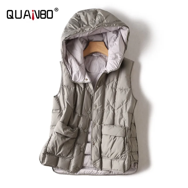 Down Vest Ultralight - 2025 Yeni 90% Beyaz Ördek Aşağı