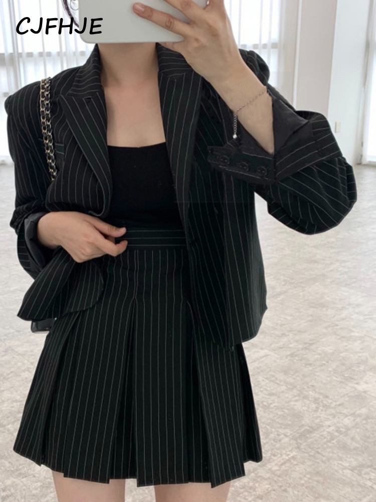 CJFHJE moda şerit Blazer kadın - Winter Wear Clothes incelemesi ve fiyatı