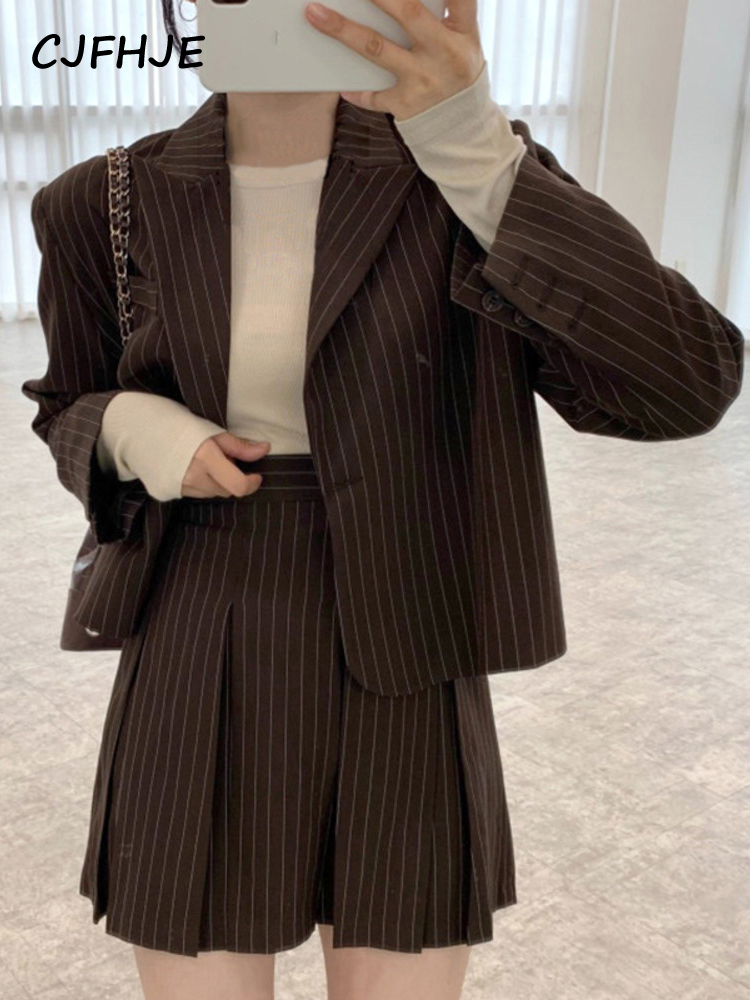 CJFHJE moda şerit Blazer kadın - Winter Wear Clothes incelemesi ve fiyatı