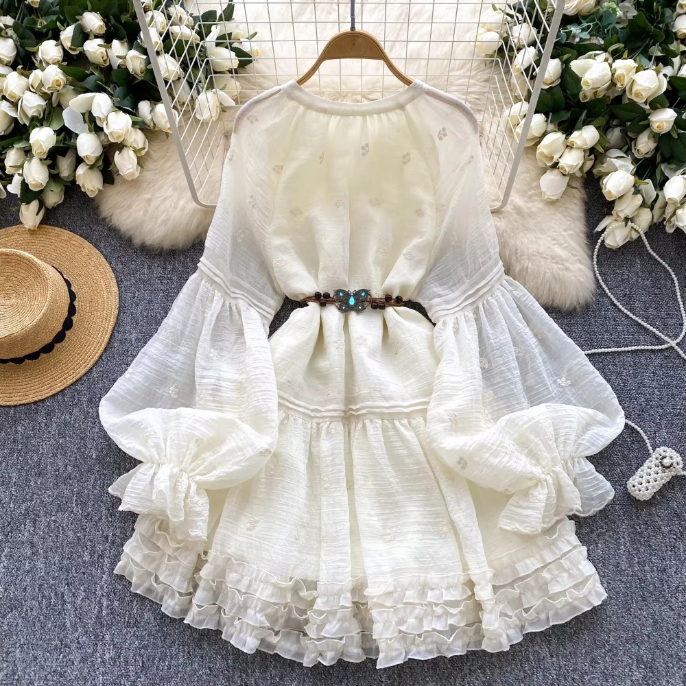 Tatlı İşlemeli O-Boyun Dantel- - Winter Clothing In French incelemesi ve fiyatı