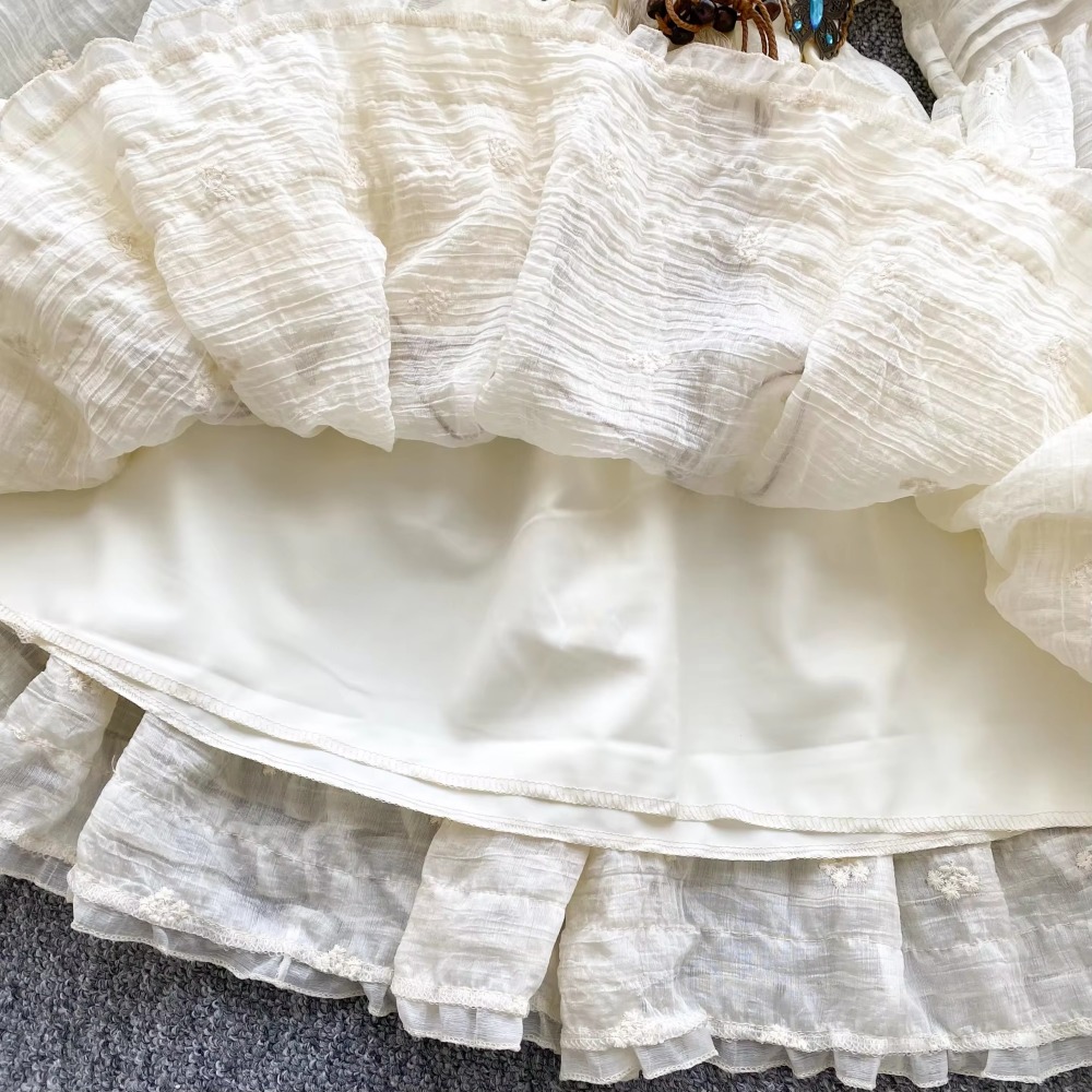 Tatlı İşlemeli O-Boyun Dantel- - Winter Clothing In French incelemesi ve fiyatı