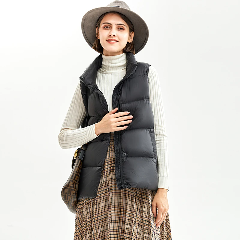 2024 Yeni Kadın Moda Kısa Raha - Down Vest Ultralight incelemesi ve fiyatı