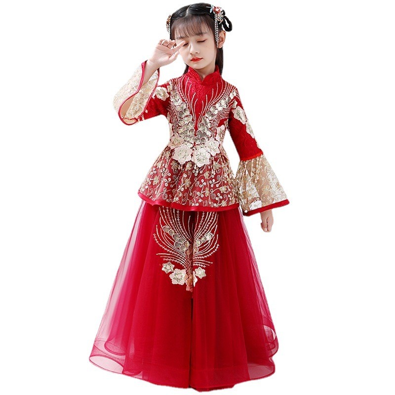 Kızlar Hanfu Cheongsam Kostüm  - Winter Clothing Girls incelemesi ve fiyatı