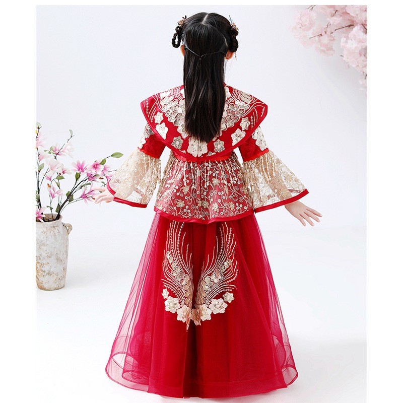 Kızlar Hanfu Cheongsam Kostüm  - Winter Clothing Girls incelemesi ve fiyatı