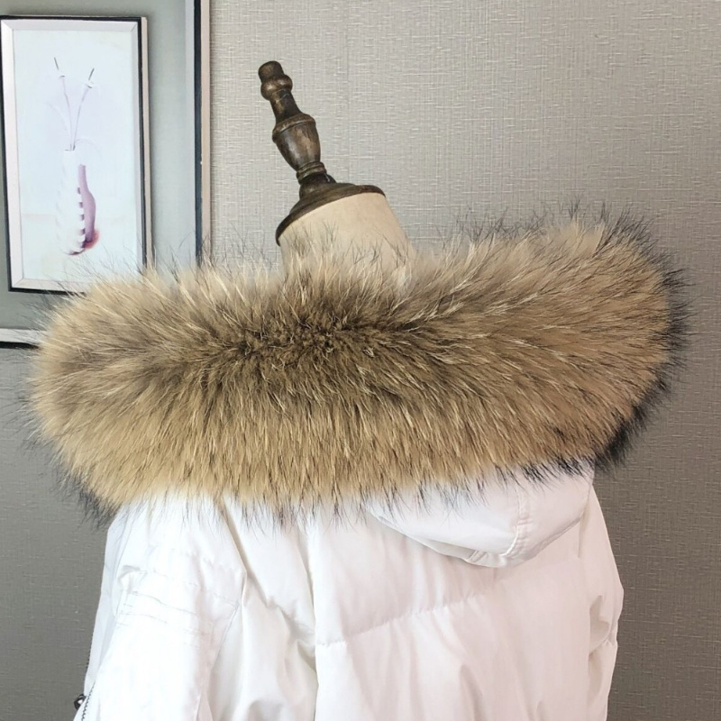 Ceket için gerçek kürk yaka Pa - Winter Clothing Pk incelemesi ve fiyatı