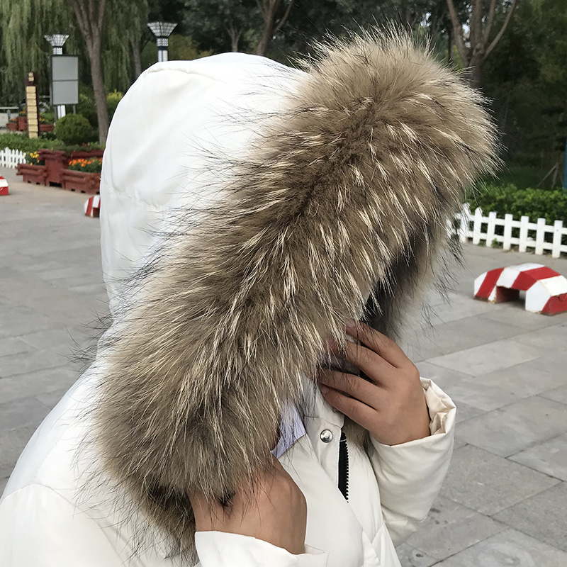 Ceket için gerçek kürk yaka Pa - Winter Clothing Pk incelemesi ve fiyatı