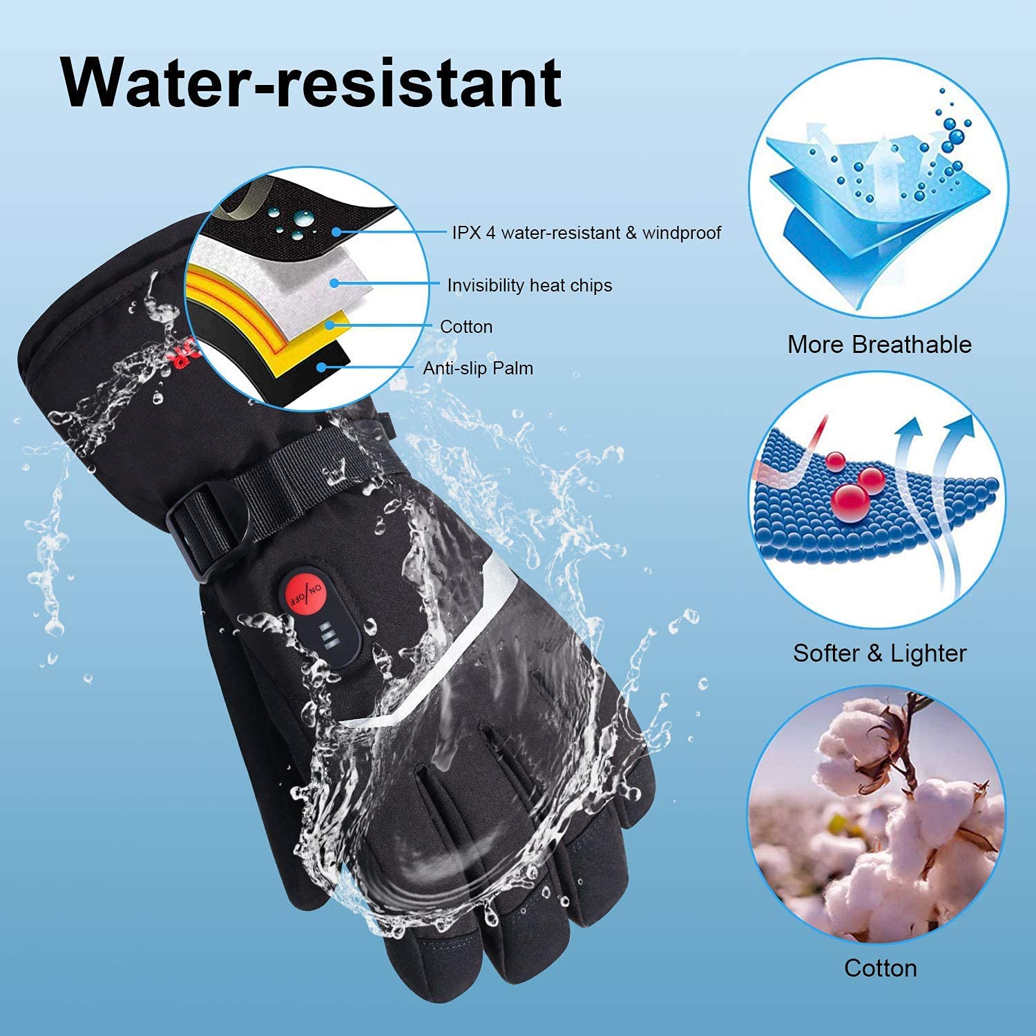 Kar geyik kış ısıtmalı eldiven - Heated Gloves Electric incelemesi ve fiyatı