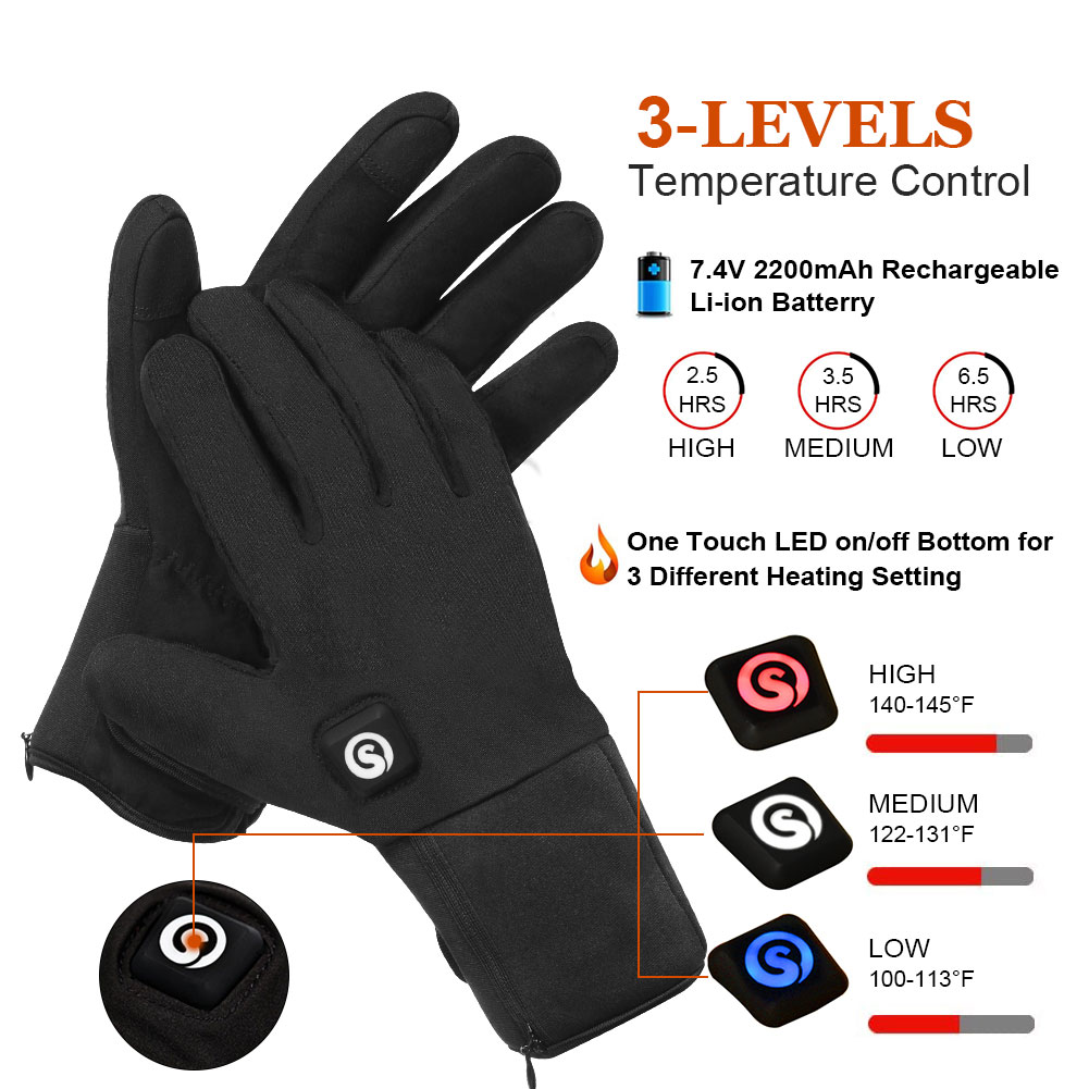 Pil ile kış elektrikli ısıtmal - Heated Gloves Electric incelemesi ve fiyatı