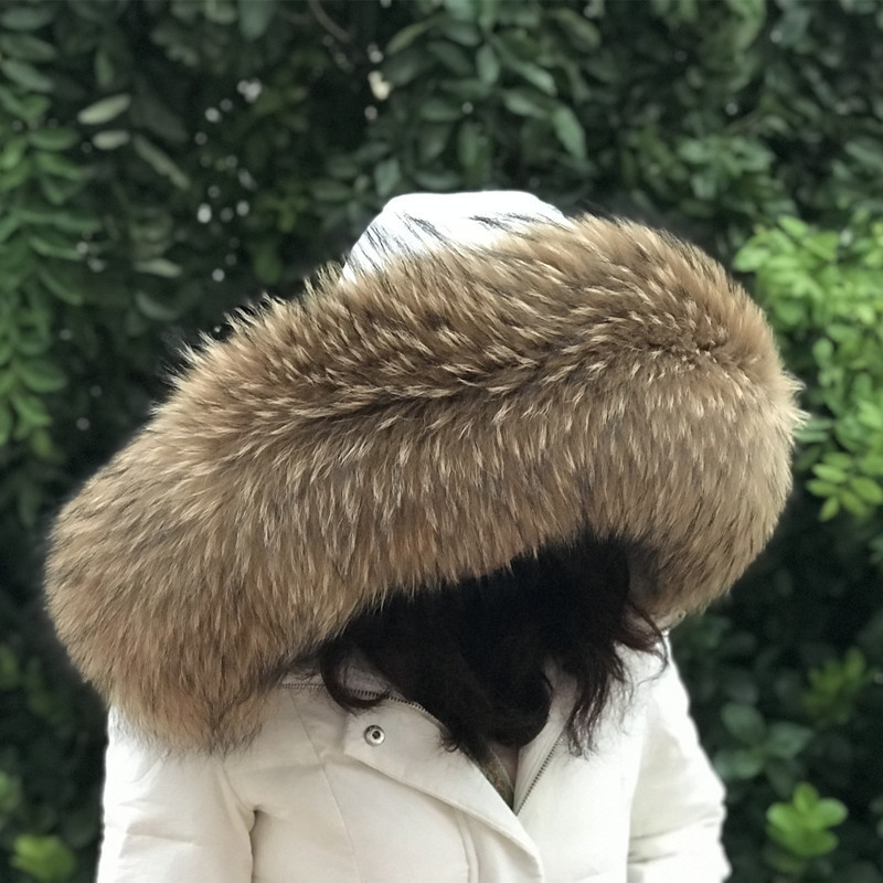 Kürk yaka kadın kış doğal raku - Winter Clothing Stores incelemesi ve fiyatı