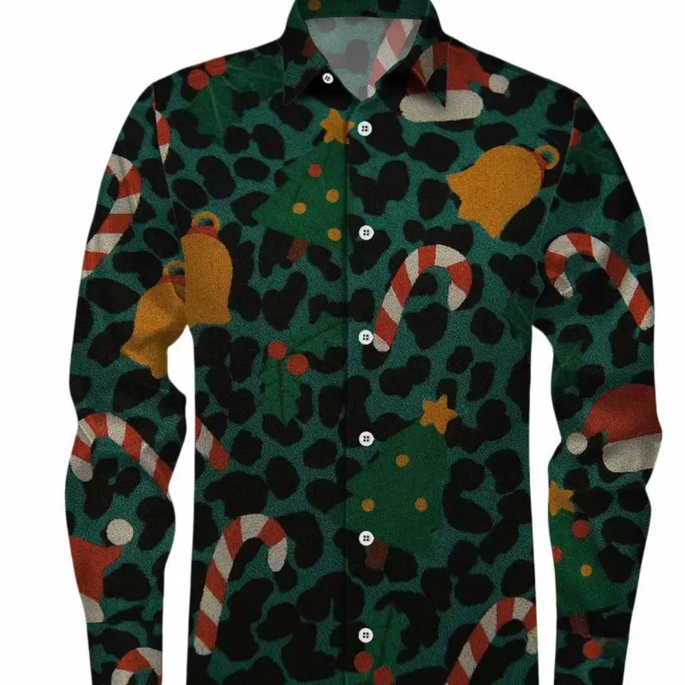 Erkek Uzun Kollu Noel Baskılı  - Winter Clothing Ideas incelemesi ve fiyatı