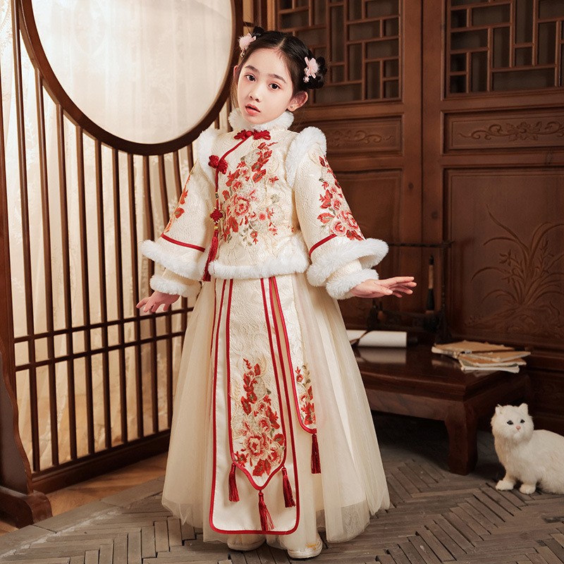 Kırmızı çin yeni yıl giyim kız - Winter Clothing Girls incelemesi ve fiyatı