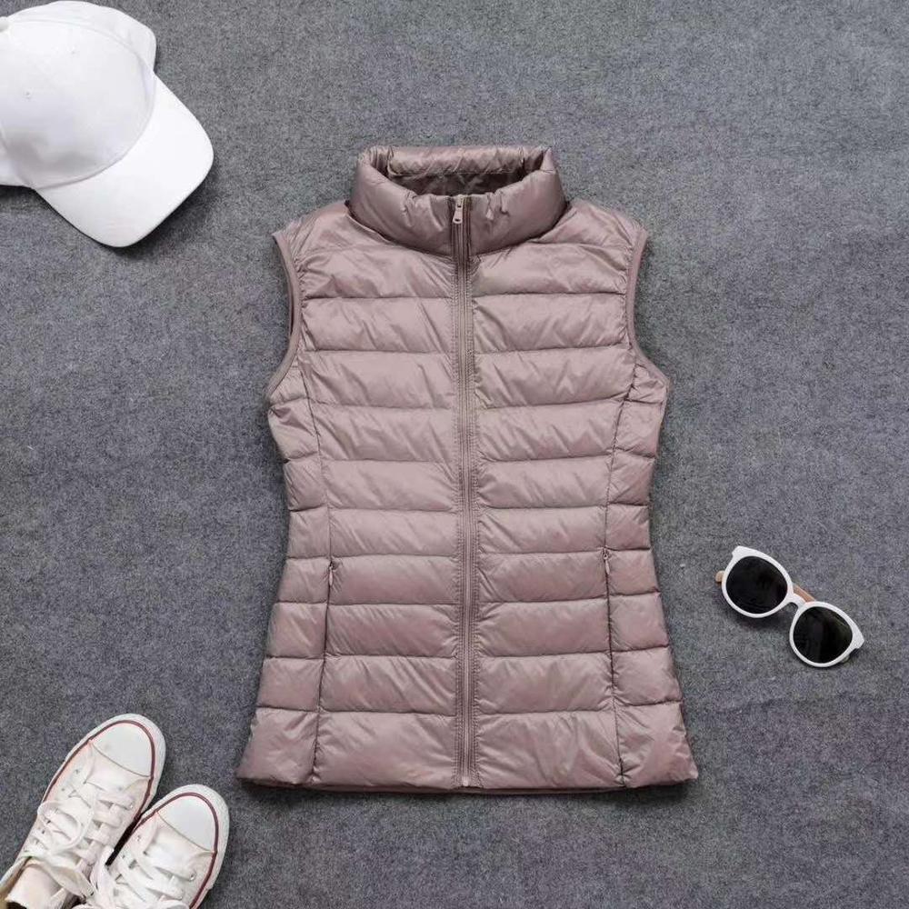 İlkbahar sonbahar kadınlar 90% - Down Vest Ultralight incelemesi ve fiyatı